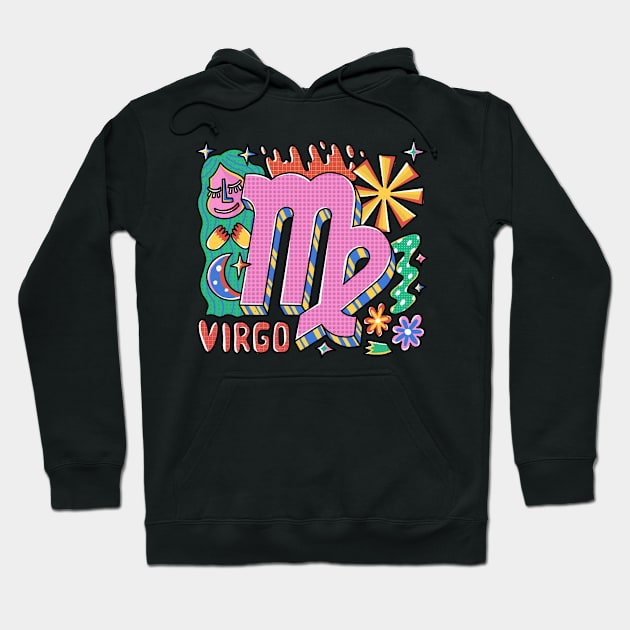 Virgo T-shirt Hoodie by mylistart